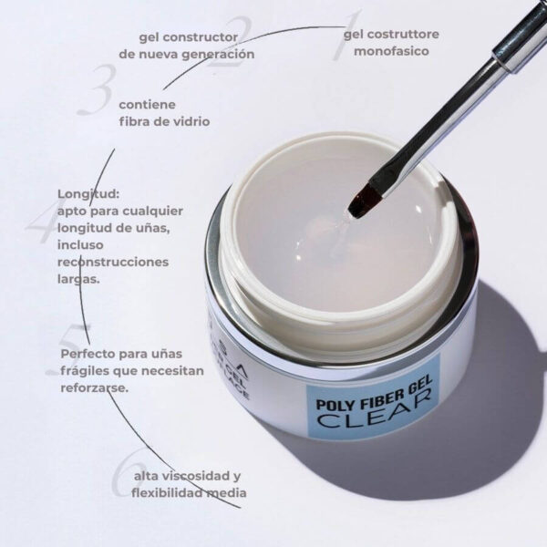 POLY FIBER GEL CLEAR
