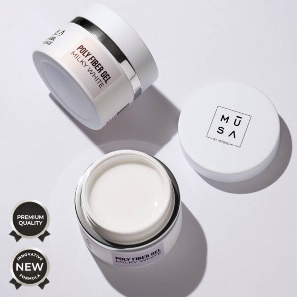 POLY FIBER GEL MILKY WHITE