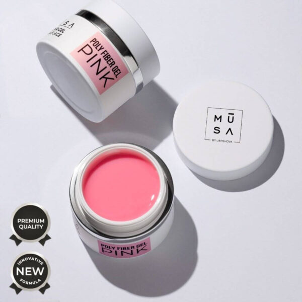 POLY FIBER GEL PINK