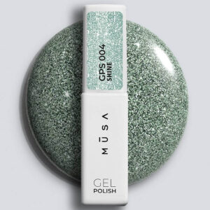 ESMALTE SEMIPERMANENTE EFECTO SHINE 004 - MICROGLITTER VERDE