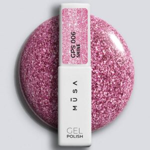 ESMALTE SEMIPERMANENTE EFECTO SHINE 006 - MICROGLITTER ROSA