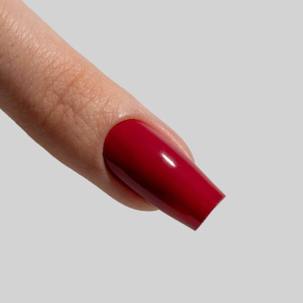 ESMALTE SEMIPERMANENTE 023 SUNSET - ROJO CEREZA NEGRA