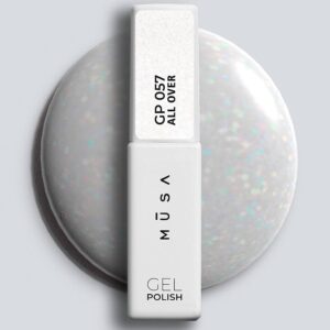 ESMALTE SEMIPERMANENTE 057 ALL OVER - BLANCO SHIMMER