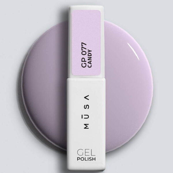 ESMALTE SEMIPERMANENTE 077 CANDY - MORADO PASTEL