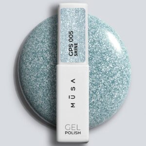 ESMALTE SEMIPERMANENTE EFECTO SHINE 005 - MICROGLITTER AZUL
