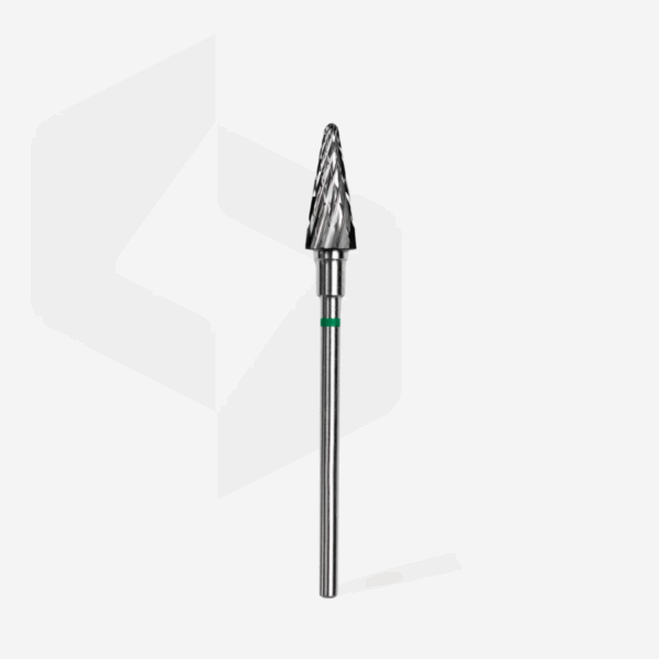 Fresa-Staleks-Carburo-Cono-Verde-6mm_14mm_1 FRESA DE CARBURO CONICO VERDE 6MM
