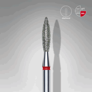 FRESA DE DIAMANTE LLAMA ROJA 2.3MM