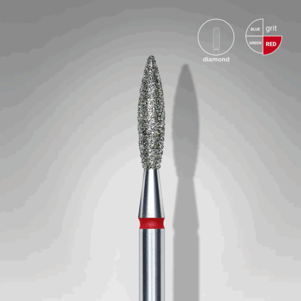 Fresa-de-Diamante-Llama-Roja-2.3-mm FRESA DE DIAMANTE LLAMA ROJA 2.3MM