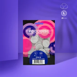 Staleks-Recambio-esponja-Pododisc-L-25-mm.-25-ud-1 RECAMBIO ESPONJA PODODISC L (25 MM) (25UD) STALEKS