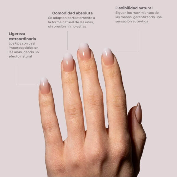 TIPS SOFT GEL BABY BOOMER OVAL CORTA NUDE