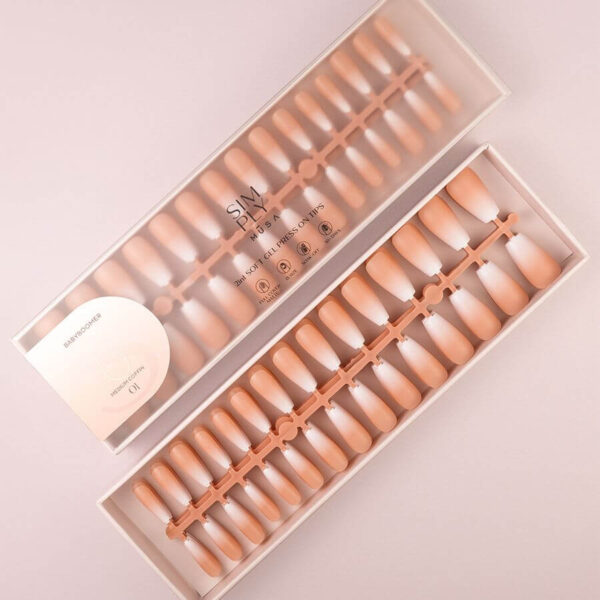 Tips-gel-press-on-baby-boomer-medium-coffin-01-simply-musa-1 TIPS SOFT GEL BABY BOOMER COFFIN MEDIA NUDE