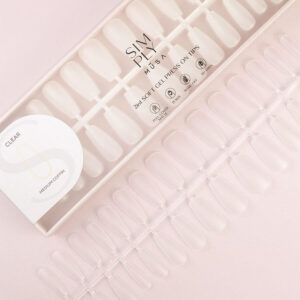 TIPS SOFT GEL CLEAR COFFIN MEDIA