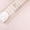 TIPS SOFT GEL CLEAR CUADRADA REDONDEADA CORTA
