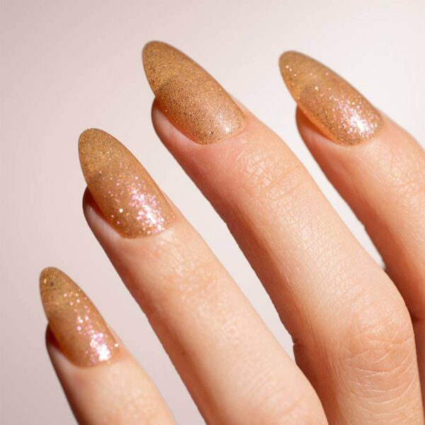 GEL SEMIPERMANENTE ORO GLITTER