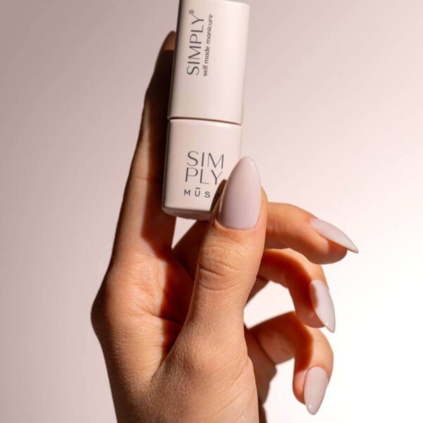 GEL SEMIPERMANENTE BLANCO LECHOSO