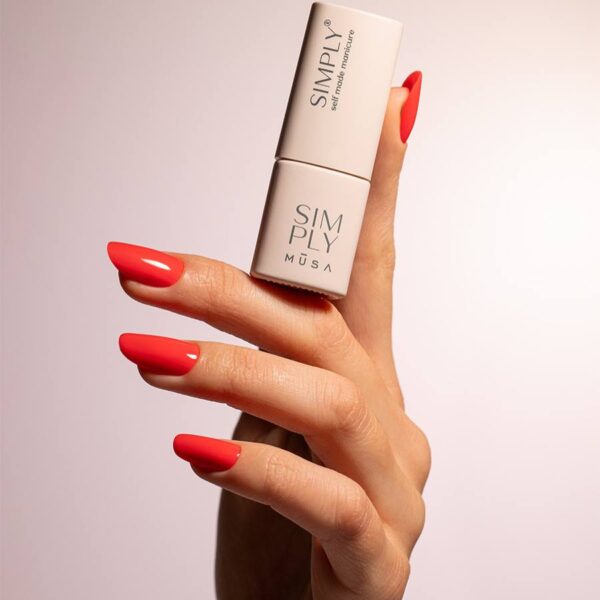 GEL SEMIPERMANENTE ROJO FRAMBUESA