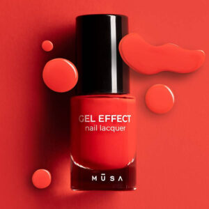 ESMALTE EFECTO GEL ROJO ANARANJADO