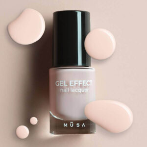 ESMALTE EFECTO GEL ROSA EMPOLVADO
