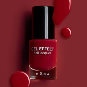 ESMALTE EFECTO GEL ROJO BURDEOS