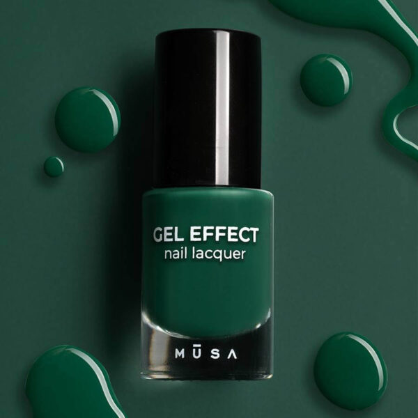 ESMALTE EFECTO GEL VERDE BOSQUE