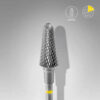 FRESA DE CARBURO CONO TRUNCADO AMARILLA 6MM