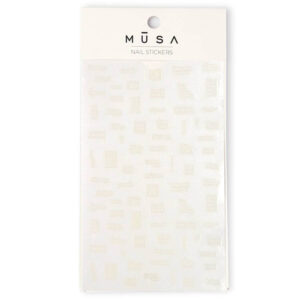 NAILS STICKERS ESCRITURA WHITE