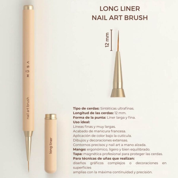 PINCEL NAIL ART LONG LINER