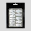 PLANTILLAS SILICONA FRANCESA OVAL LARGA PARA DUAL FORM
