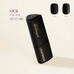 PIGMENTIX ® ESMALTE SEMIPERMANENTE PURE NOIR 001 - NEGRO INTENSO