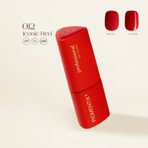 PIGMENTIX ® ESMALTE SEMIPERMANENTE ICONIC RED 012 - ROJO CLASICO