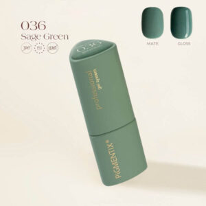 PIGMENTIX ® ESMALTE SEMIPERMANENTE SAGE GREEN 036 - VERDE SALIVA
