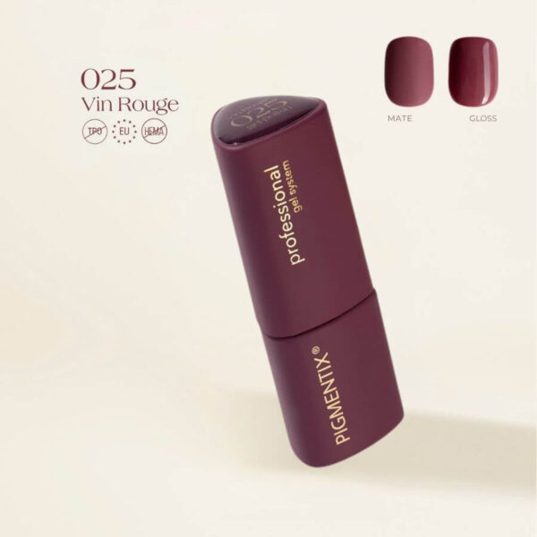 PIGMENTIX ® ESMALTE SEMIPERMANENTE VIN ROUGE 025 - VINO TINTO