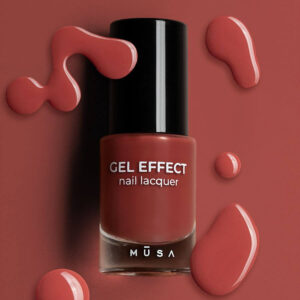 ESMALTE EFECTO GEL ROJO TEJA
