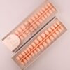 TIPS SOFT GEL NATURAL CUADRADA REDONDEADA CORTA PEACH PINK