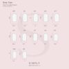 TIPS SOFT GEL NATURAL CUADRADA REDONDEADA CORTA PEACH PINK