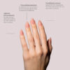 TIPS SOFT GEL NATURAL OVAL MEDIA CORAL PINK
