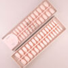 TIPS SOFT GEL NATURAL OVAL MEDIA CORAL PINK BLUSH