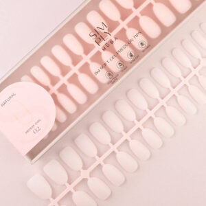 TIPS SOFT GEL NATURAL OVAL MEDIA CORAL PINK BLUSH