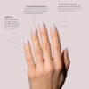 TIPS SOFT GEL NATURAL OVAL MEDIA CORAL PINK BLUSH