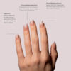 TIPS SOFT GEL BABY BOOMER CUADRADA CORTA NUDE