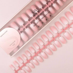 TIPS SOFT GEL BABY BOOMER CUADRADA CORTA PINK