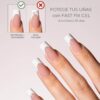 TIPS SOFT GEL FRENCH CUADRADA LARGA NUDE