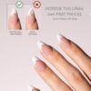 TIPS SOFT GEL FRENCH ALMENDRA MEDIA NUDE