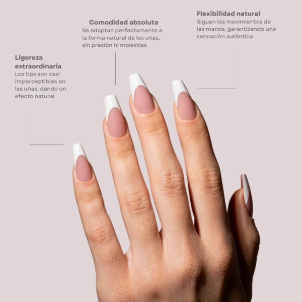 TIPS SOFT GEL FRENCH COFFIN MEDIA COVER NUDE