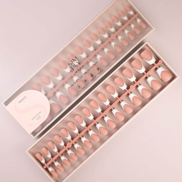 tips-soft-gel-press-on-french-short-coffin-02-simply-musa-nails-1 TIPS SOFT GEL FRENCH COFFIN CORTA COVER NUDE