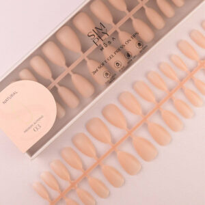 TIPS SOFT GEL NATURAL ALMENDRA MEDIA PINK SAND