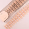 TIPS SOFT GEL NATURAL CUADRADA REDONDEADA CORTA PINK SAND