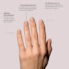 TIPS SOFT GEL NATURAL CUADRADA REDONDEADA CORTA NUDE