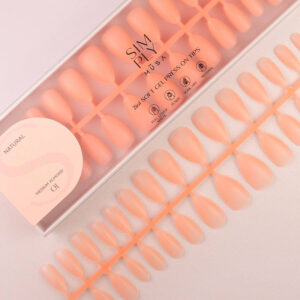 TIPS SOFT GEL NATURAL ALMENDRA MEDIA CORAL PINK