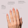 TIPS SOFT GEL NATURAL ALMENDRA MEDIA CORAL PINK